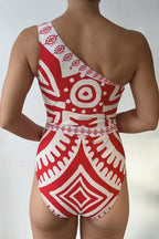 Coral Tribal Mayo Pantolon Set