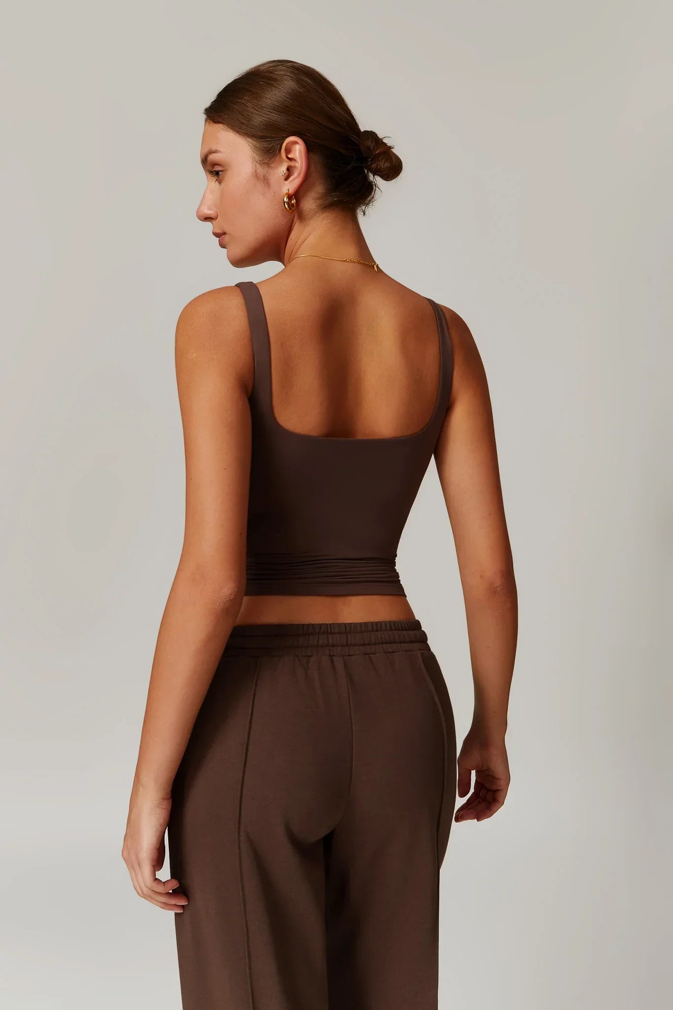 Rose Uzun Kollu Top – Kakao