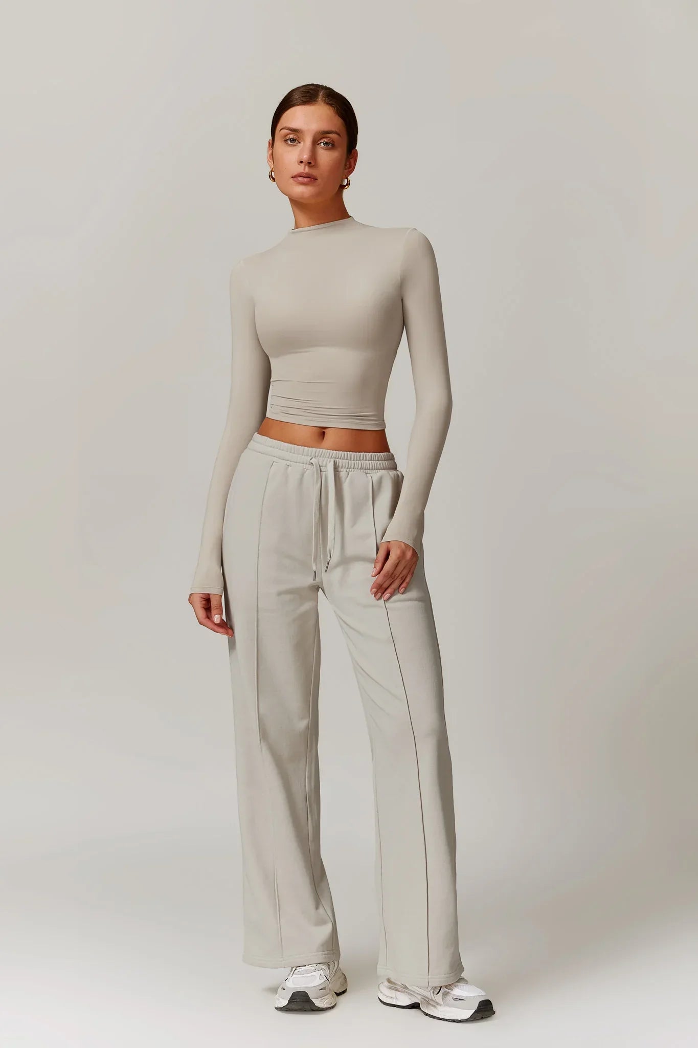 Rose Boğazlı Top – Bej
