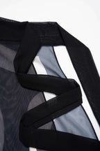 Rosvell Noir Wave Pareo Mayo Set