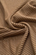 Mocha Texture Bikini Pareo Set