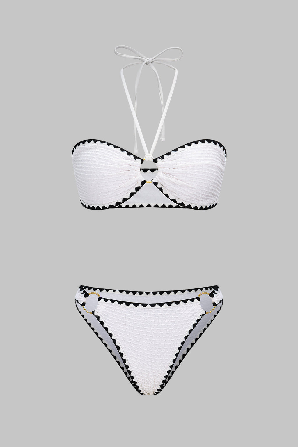 Ivory Edge Kontrast Detaylı Bikini Set