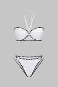 Ivory Edge Kontrast Detaylı Bikini Set