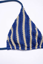 Rosvell Riviera Stripe Bikini & Pantolon Set